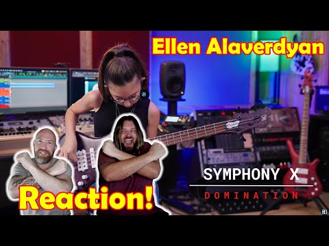 Видео: Реакция музыкантов на прослушивание Symphony X - "Domination" (кавер на бас-гитару) Эллен Алавердян
