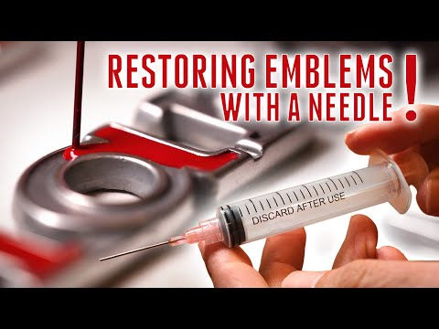 Видео: Как нарисовать эмблему автомобиля иглой!
