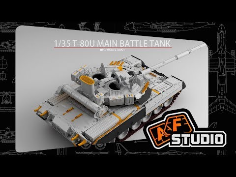 Видео: Покраска танка Т-80У от фирмы RPG [1]