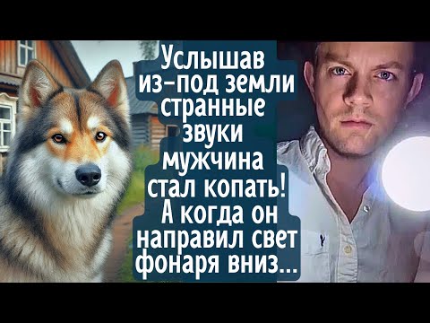 Видео: Услышав из-под земли странные звуки мужчина стал копать! А когда он направил свет фонаря вниз ...