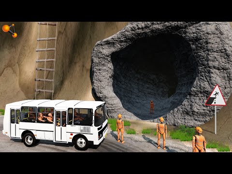 Видео: ДЫРА В АД! РАБОЧИЕ СПУСТИЛИСЬ К ЦЕНТРУ ЗЕМЛИ | BeamNG.drive