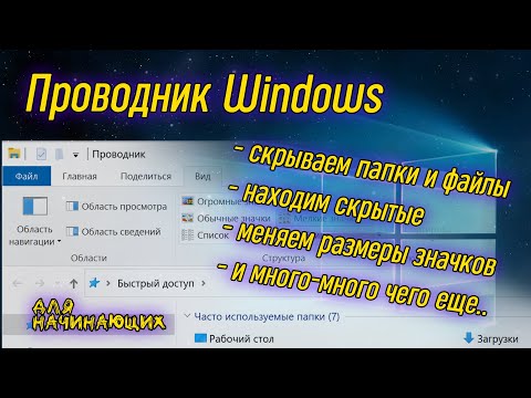 Видео: Урок 08 - Программа Проводник | Компьютерные курсы 2019 (Windows 10)