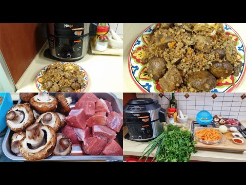 Видео: Гречка с Мясом и Грибами по Купечески,в мультиварке Ninja SMART LID OL553/Ol550!