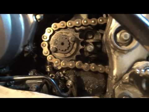 Видео: Износ вторичного вала Honda transalp -  Honda afrika twin xrv 750