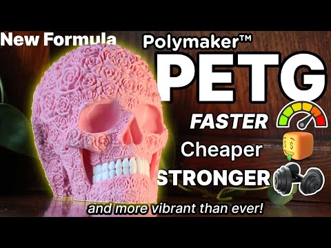 Видео: Новая формула PETG, которая печатает быстрее, прочнее и дешевле