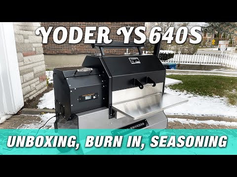 Видео: Гриль Yoder Smokers YS640S для пеллет — распаковка, обжиг, приправа