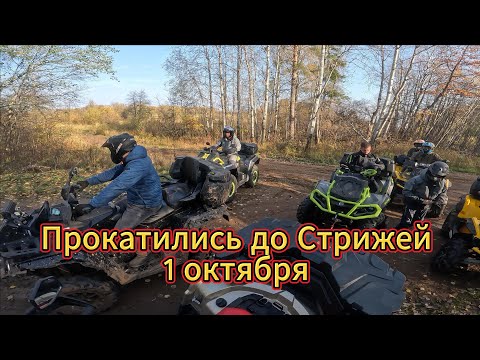 Видео: Прокатились до поселка Стрижи на ODES Mud Pro, Stels Gepard, BRP XMR 1000, Квадроциклы Киров