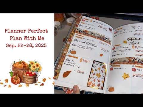 Видео: Planner Perfect || Планируйте вместе со мной || 22–28 сентября 2025 г. ||Jordan Wide || Первая не...