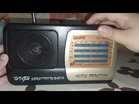Видео: Радиоприемник KIPO KB-408AC/KB-409AC AM/FM/TV/SW1/SW2