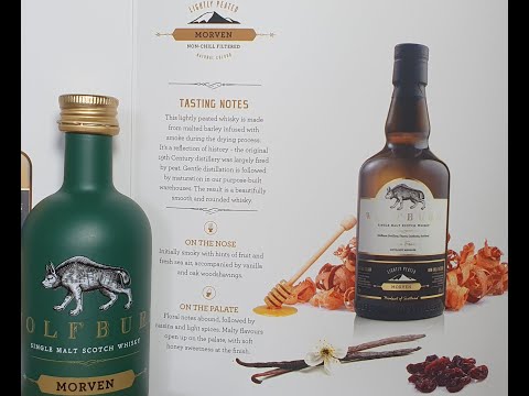 Видео: Дегустация lightly peated виски Wolfburn morven 46% ABV, non - chill filtered, natural colour.