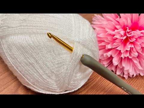 Видео: Ух ты! Узор «Листья» крючком – это нечто невероятно красивое: простой и элегантный узор! Простая ...