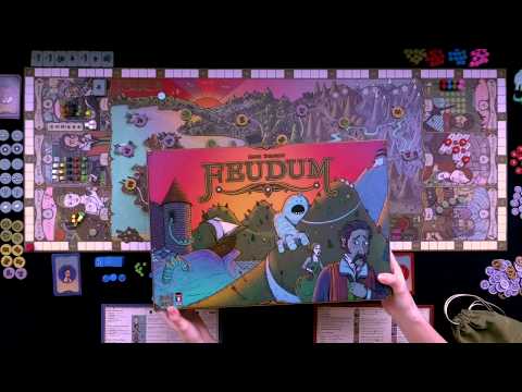 Видео: Летсплей настольной игры "Феод"