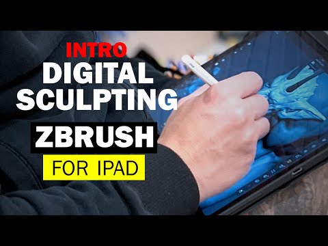 Видео: Все, что нужно для начала работы со скульптурами на iPad — ZBrush