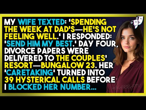 Видео: История моей жены о «больном отце» рухнула, когда документы о разводе нашли ее на курорте для влю...