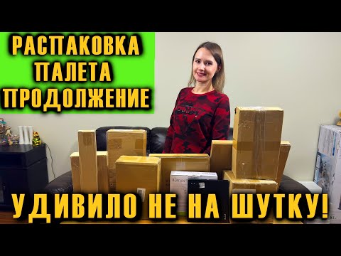 Видео: РАСПАКОВКА ПАЛЕТА ПРОДОЛЖЕНИЕ УДИВИЛО НЕ НА ШУТКУ!