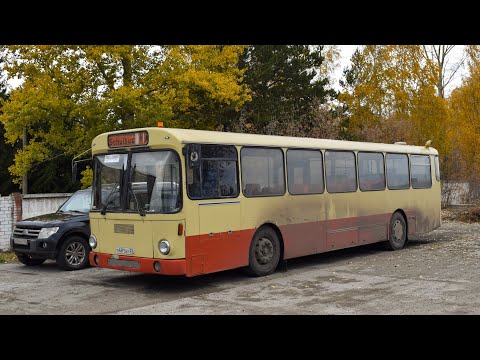 Видео: Автобус MAN SL200 (О 681 ЕУ 22). Покатушки по Новоалтайску. / Fahrt mit dem MAN SL200 Bus.