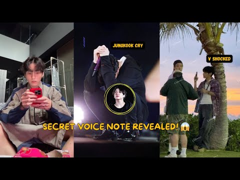 Видео: Ви из BTS посылает эмоциональное голосовое сообщение с Гавайев — Чонгук не может сдержать слез!