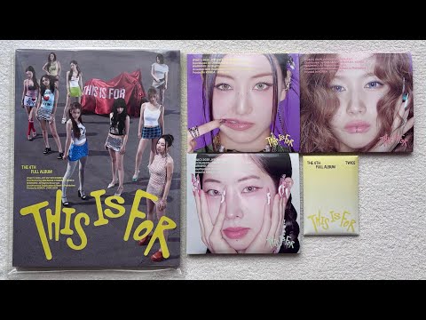 Видео: Распаковка альбома TWICE / Unboxing album TWICE THIS IS FOR ( IS & Digipack ver.) 