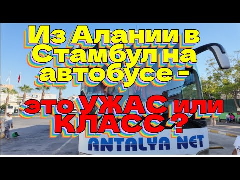 Видео: Из Алании в Стамбул на автобусе это УЖАС или КЛАСС  ? 🚌😅Alanya → Istanbul by Bus: Hell or Adventure?