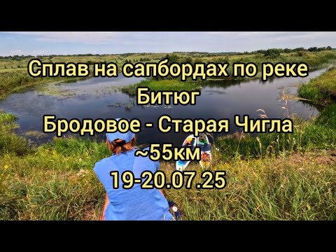 Видео: Сплав на сапбордах по реке Битюг Бродовое (Анна) - Старая Чигла 19-20.07.25 #сапборд #сплавпореке