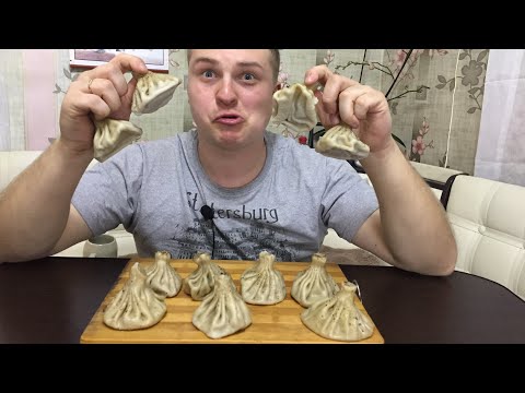 Видео: 1кг Хинкали | 1kg khinkali | 1kg big dumplings | mukbang eating show | realsound | обзор обжор