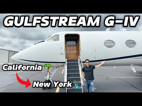 Видео: Полет на самолете Gulfstream в самый загруженный аэропорт штата Джорджия в Нью-Йорке!