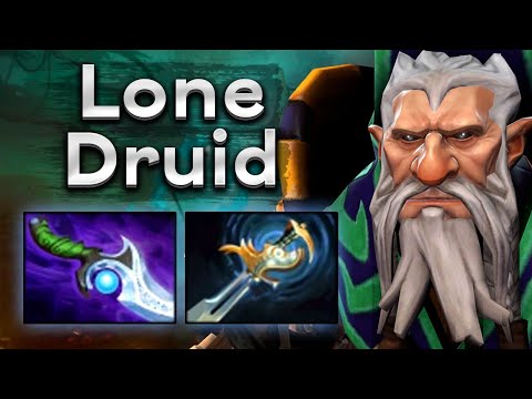 Видео: Лон Друид в грамотных руках это сила! - Quinn Lone Druid 7.34 DOTA 2