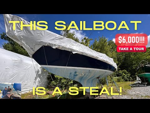 Видео: Эта парусная лодка — настоящая находка! Настоящий бриллиант в огранке, Bristol 33 1968 года, всег...