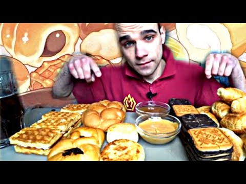 Видео: МУКБАНГ КРУАССАНЫ / ПЕЧЕНЬЕ / СЫРНИКИ / ВЫПЕЧКА / ВАФЛИ / SWEET / ОБЖОР EATING ASMR Mukbang АСМР 먹방