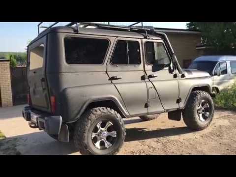 Видео: обзор уаз хантер/uaz hunter для бездорожья. лифт, кожаный салон, покраска, грязевая резина