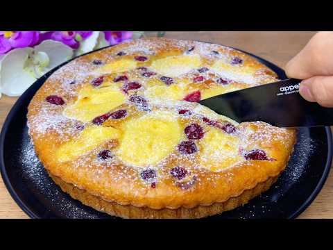Видео: Легкий торт всего за несколько минут! Все ищут этот рецепт! Прос