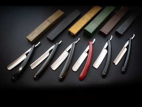 Видео: Партия бритв после ремонта и заточки. Редкий ERN, J.Rodgers, NERCo, ЗТВ и другие