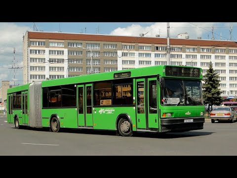 Видео: Гомель, аўтобус МАЗ-105 №25569, маршрут 4 (27.03.2024)