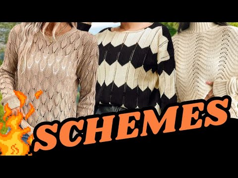 Видео: Схемы: Самые 👍 популярные модели джемпера. Patterns: The most popular jumper models.