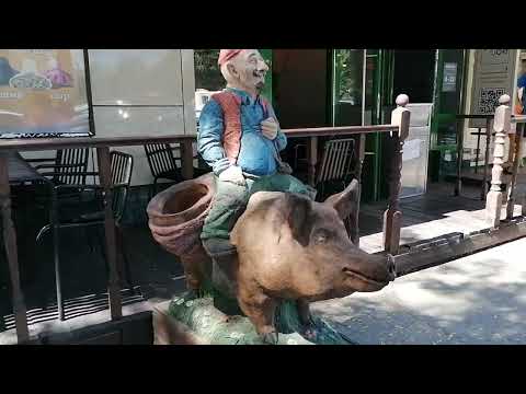 Видео: Прогулка по Ворошиловскому проспекту. От пл. Гагарина до ул. Б. Садовая. Ростов-на-Дону. 20.08.2024