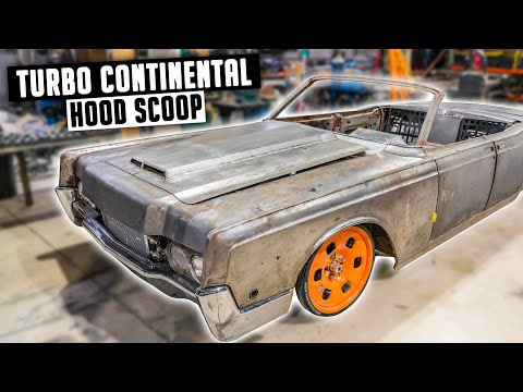 Видео: Создание капота с воздухозаборником для Twin Turbo LS Continental — Lincoln Continental 1967 года...