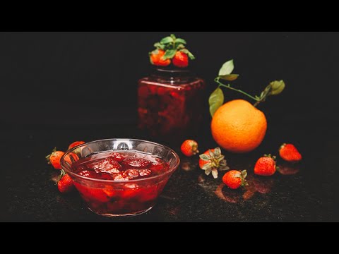 Видео: Клубничное варенье с апельсином и мятой на зиму.
