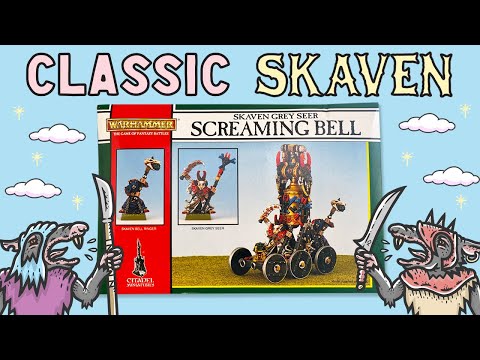 Видео: Картина классика Warhammer Old World | Skaven Screaming Bell