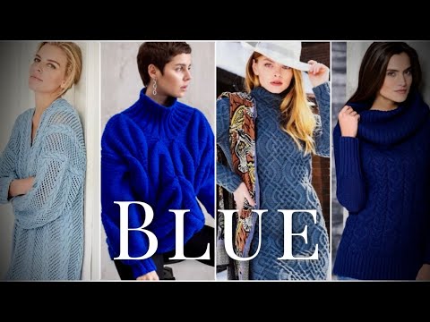 Видео: Проникает в душу... СИНИЙ 💙 МЕГА ОБЗОР 💙Море моделей в синих тонах!