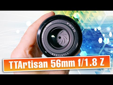 Видео: Достойный ПОРТРЕТНИК ЗА КОПЕЙКИ | TTArtisan AF 56mm f/1.8 Z-mount