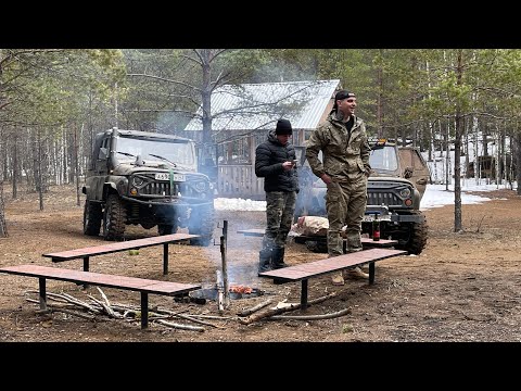 Видео: УАЗы на 33х колесах, фановая покатушка с друзьями.