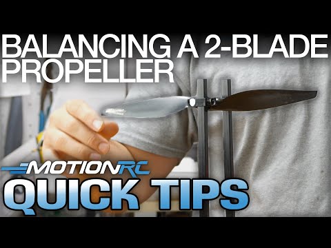 Видео: Как сбалансировать двухлопастной пропеллер | Совет | Motion RC