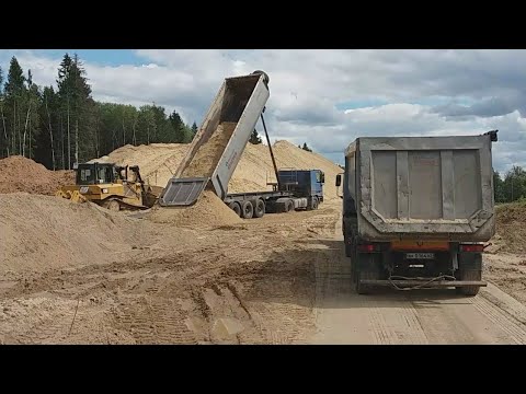 Видео: Все буксуют а Камаз 65206 нет))рабочий день 23
