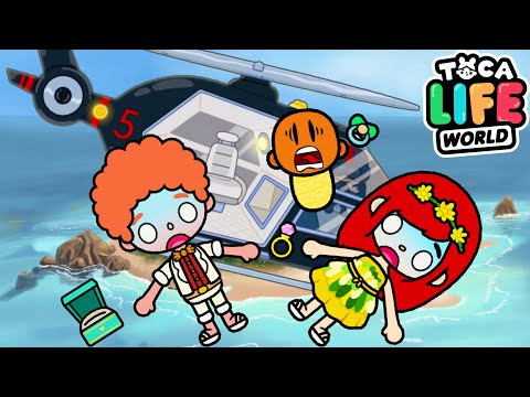 Видео: НАШ ВЕРТОЛЁТ ПАДАЕТ! 😱 Toca Boca Life World