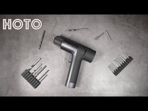 Видео: 🔫 Аккумуляторная дрель HOTO QWLSDZ001