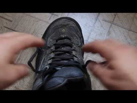 Видео: Почему развязываются шнурки. Why the laces are untied