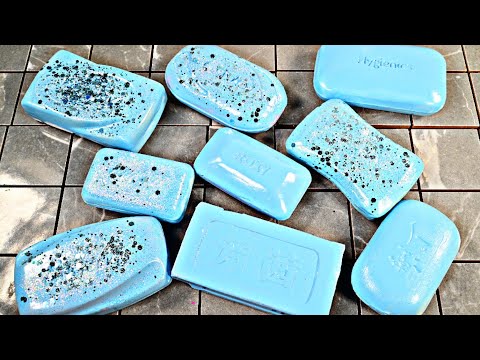 Видео: ASMR SOAP. 💙🩵Резка сухого мыла. Satisfying video🩵💙