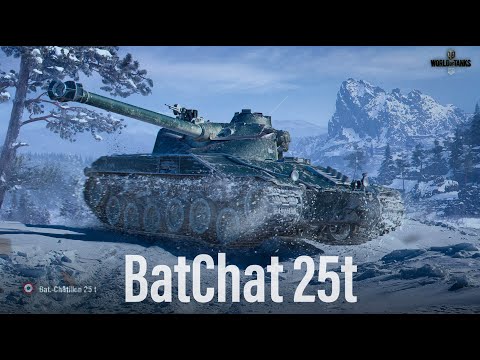 Видео: BatChat 25t Профильный лт вод доигрывает в рандоме + ВЕБКА |  Tanks Blitz