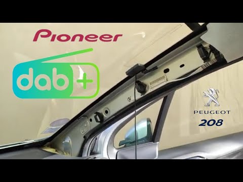Видео: 📡 Установка антенны PIONEER DAB CA-AN-DAB.001 на PEUGEOT 208 / 2008
