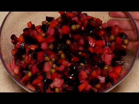 Видео: Винегрет классический рецепт. Быстро, вкусно, полезно. Салат без майонеза.
